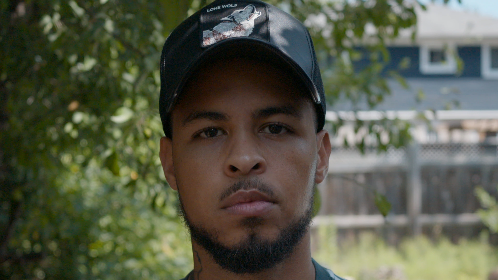 Outdoor portrait frame from a 4K Nikon N-RAW recording