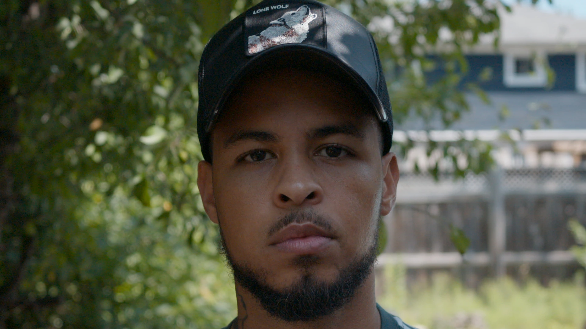 Outdoor portrait frame after a 6K Nikon N-RAW recording was exported to H.265 in DaVinci Resolve